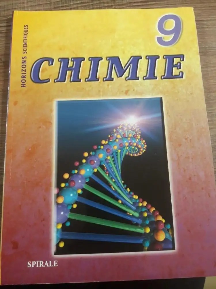 chimie spirale Chimie, Horizons scientifiques, EB9 - Nelle édition sans DVD - Gr. de professeurs - Spirale