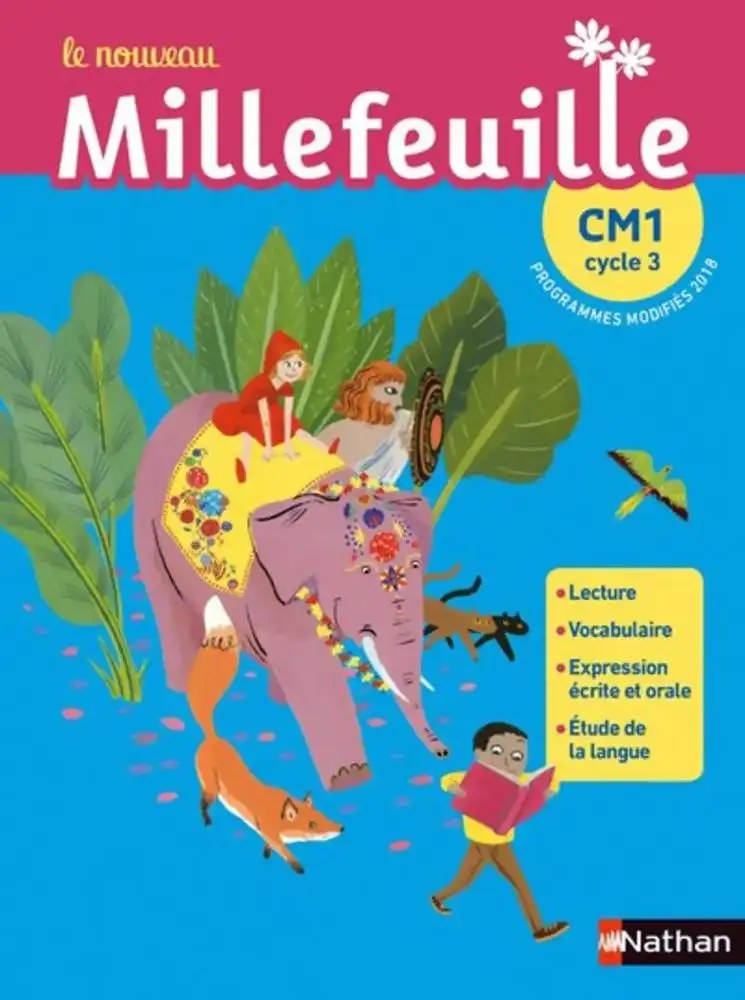 millefeuille cm1 Le nouveau Millefeuille CM1, Manuel - Demongin, Bondot - Nathan 2019