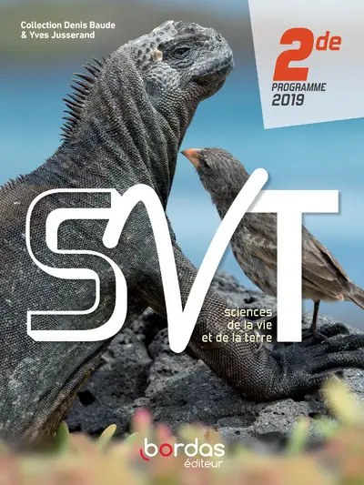 svt seconde SVT – 2nde Collection Baude et Jusserand Bordas 2019