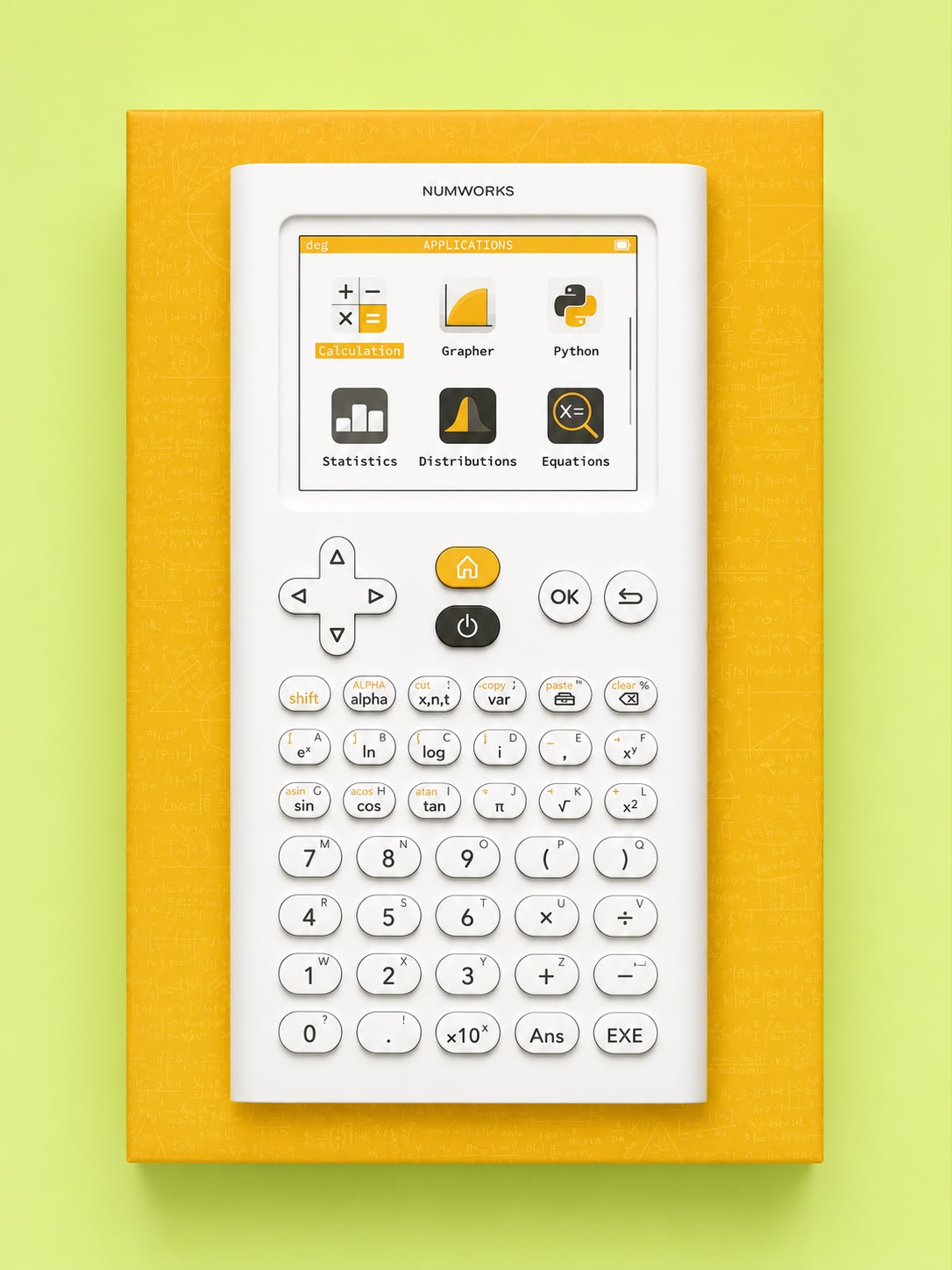 Une calculatrice graphique avec Mode Examen "Numworks" / Graphing calculator with Exam Mode "NumWorks"