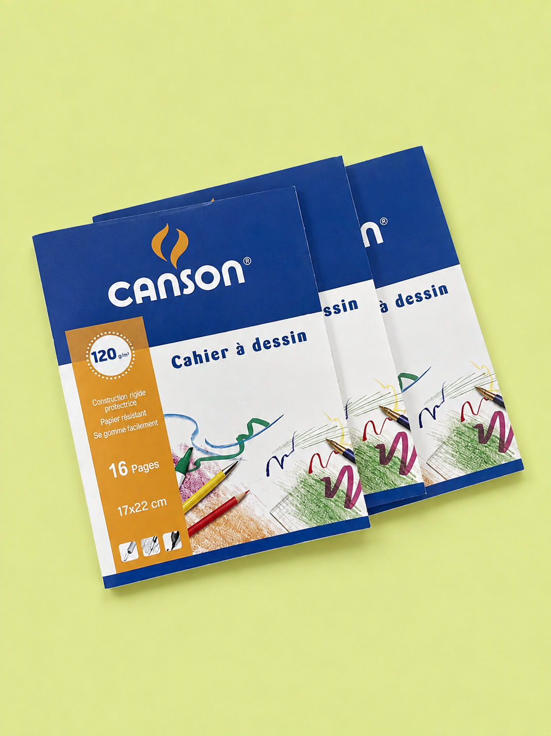 Un cahier de croquis format libre (Canson) / A5 sketchbook