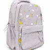 Waterproof backpack 28 L light weight night design grey