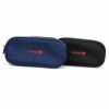 Bentley pencil case double zipper with handle denim blue