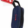 Bentley pencil case double zipper with handle denim blue