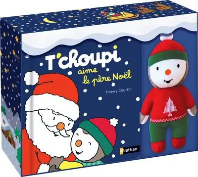 NATHAN - Coffret: T'choupi aime le pere Noel