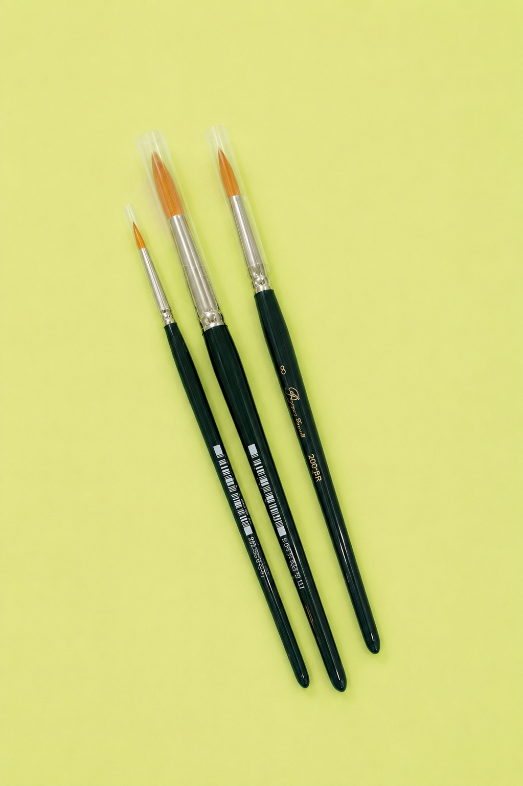Pinceaux a poils synthétiques pour acrylique / Synthetic acrylic brushes