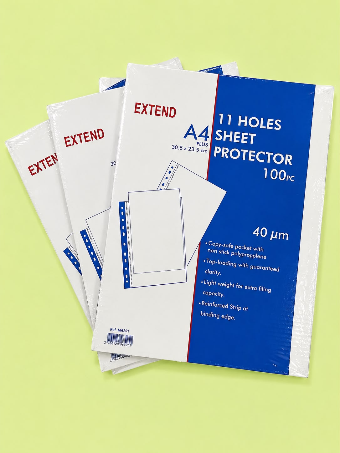 chemises transparentes / Transparent plastic sleeves
