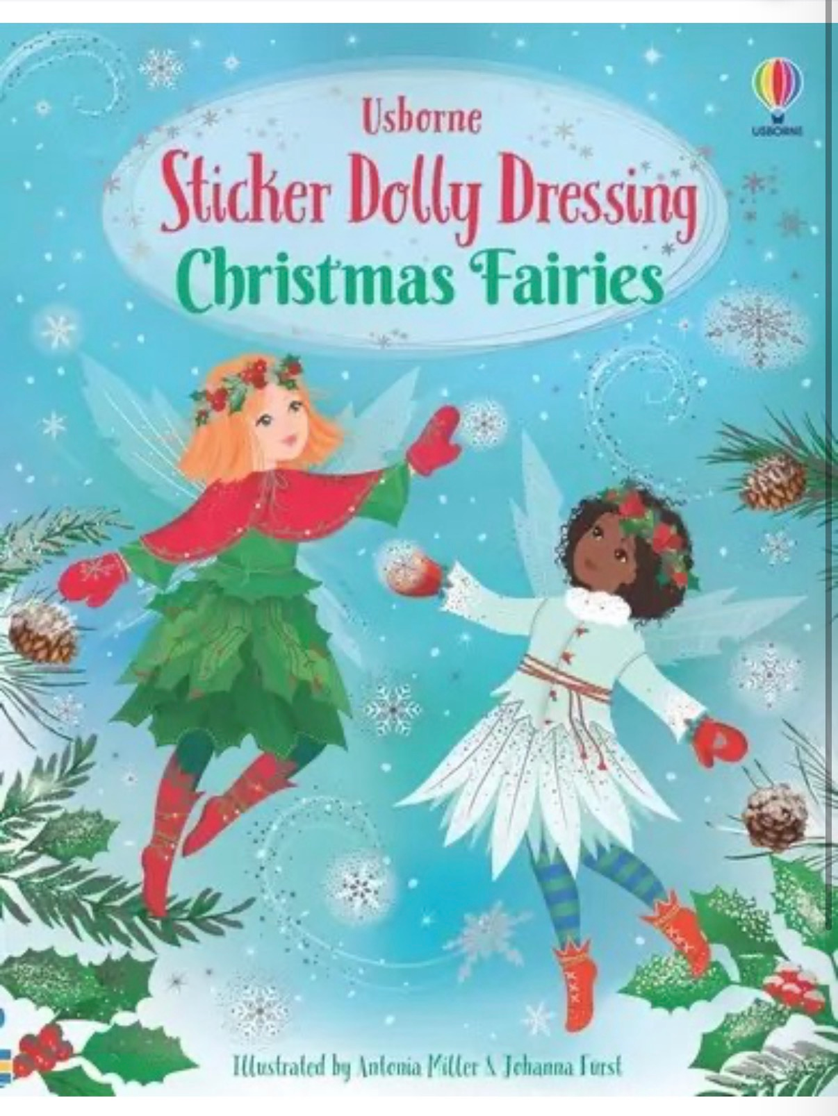 USBORNE - Sticker Dolly Dressing Christmas Fairies
