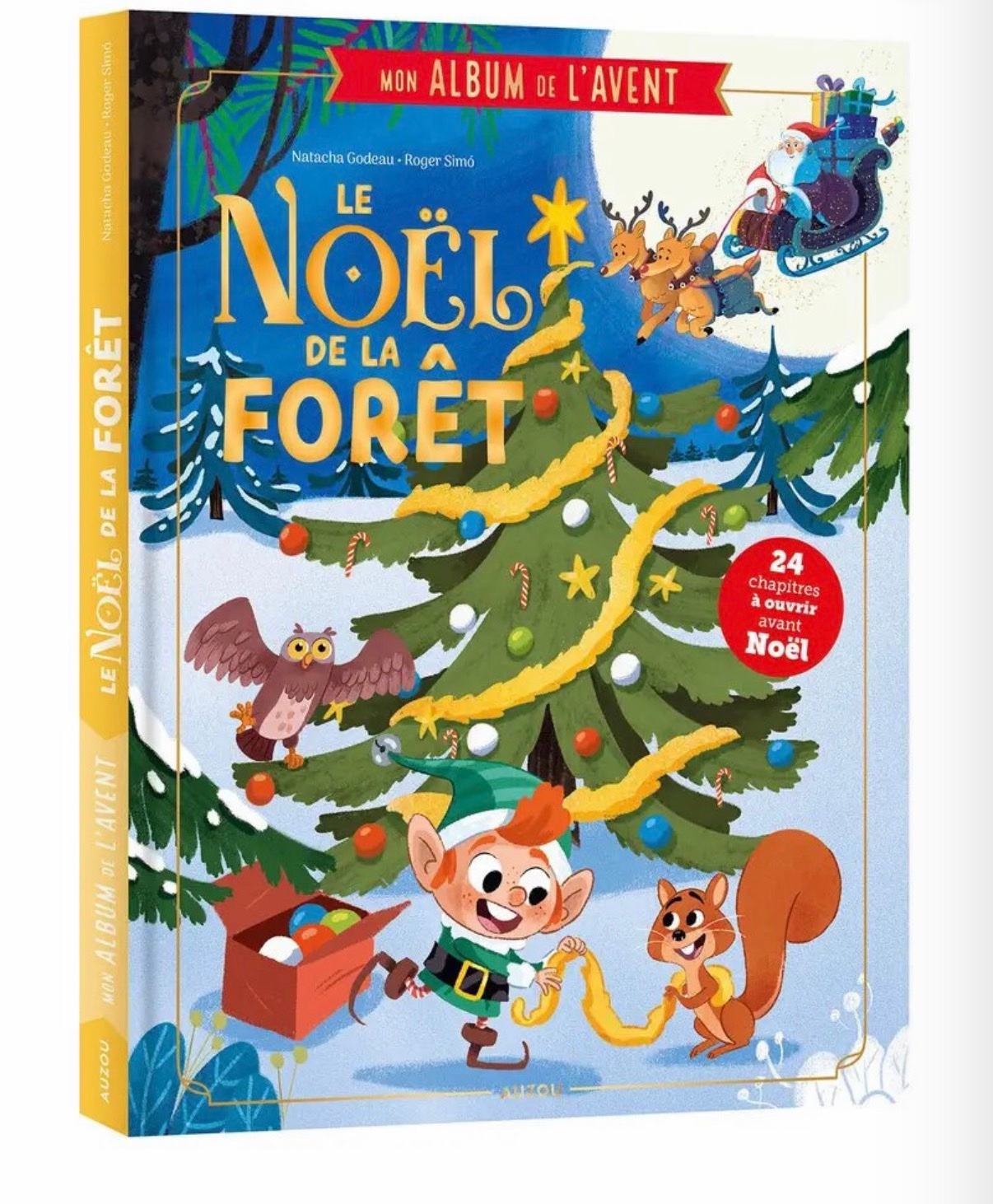 PHILIPPE AUZOU - Mon Album de l'avent - le Noel de la foret